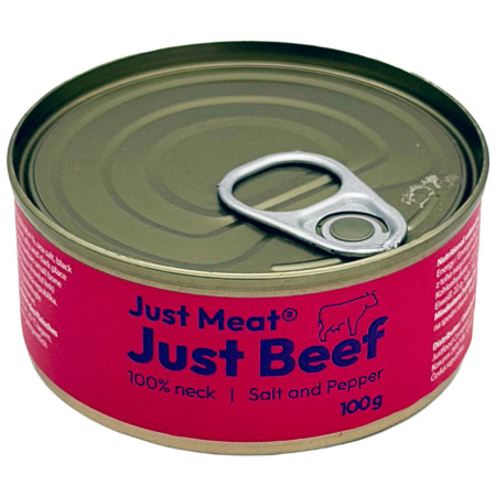 Conservă Just Meat Hovězí krk 100 g roșu