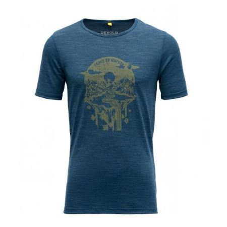Tricou funcțional copii Devold Trollvass Merino Tee Jr