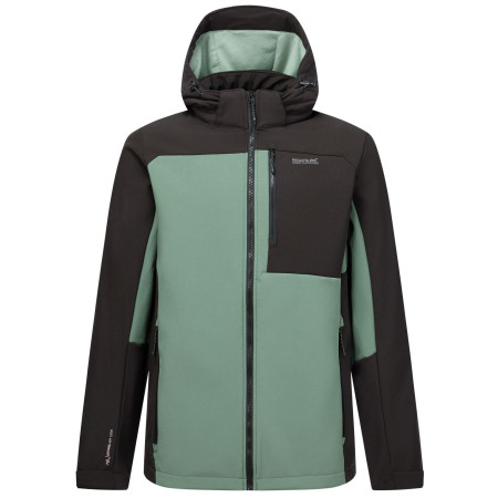 Geacă softshell bărbați Regatta Hewitts verde/verde deschis DkFrstGr/Blk