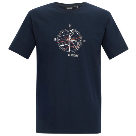 Tricou bărbați Regatta Cline IX albastru închis Navy Compass