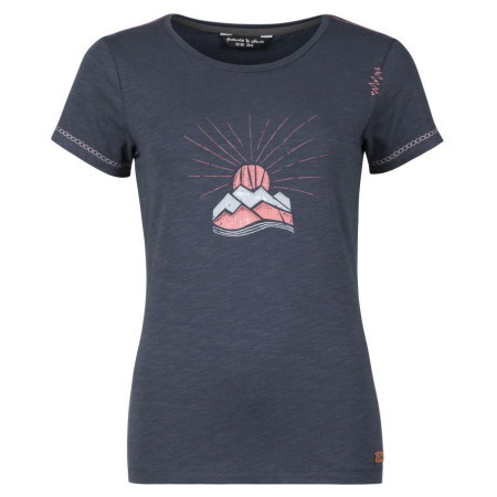 Tricou femei Chillaz Gandia Mountain Watercolor albastru închis