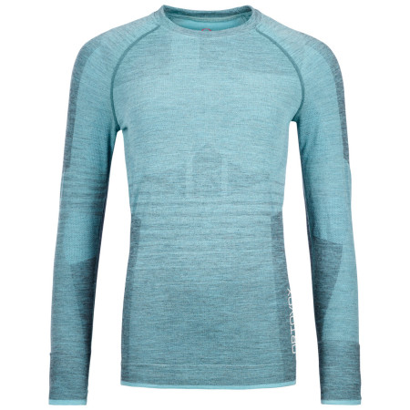 Tricou funcțional femei Ortovox W's 230 Competition Long Sleeve albastru