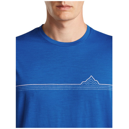 Tricou bărbați Icebreaker Men Merino 150 Tech Lite SS Tee Range Stripes
