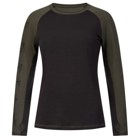 Tricou femei Rafiki Zenith W verde/negru raven/tarmac