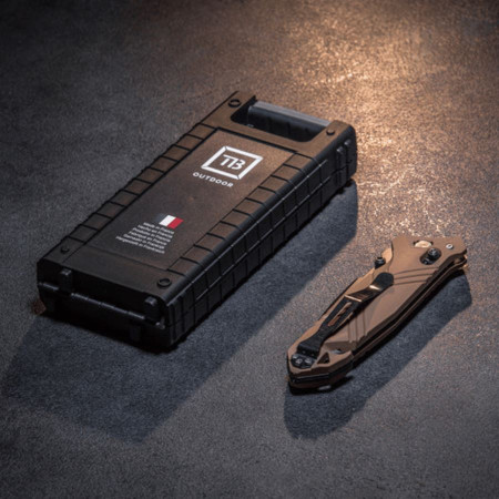 Briceag TB OUTDOOR Cac S200 French Army Knife Textured Pa6 Smooth