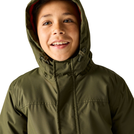 Geacă de iarnă copii Regatta Hillain Warm Lined Dark Khaki