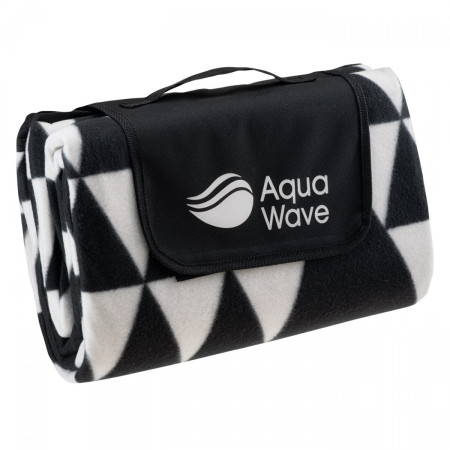 Pătură de picnic Aquawave Triangle Blanket negru/alb