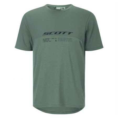 Tricou de ciclism bărbați Scott Tee M's Vertic DRI SS verde închis tranquil green