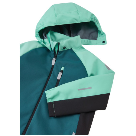 Geacă softshell copii Reima Temppu Dark Teal