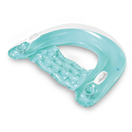 Pad gonflabil Intex Sit´n Float albastru