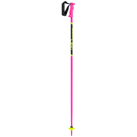 Bețe de schi Leki Racing Kids roz/galben neonpink-black-neonyellow