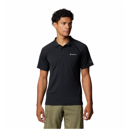 Tricou bărbați Columbia Alpine Chill™ Pro Polo negru Black
