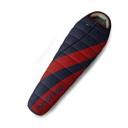 Sac de dormit Husky Extreme Emotion -22°C albastru/roșu