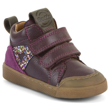 Încălțăminte copii Frodo Rosario High Top Dark Bordeaux roșu închis dark bordeaux