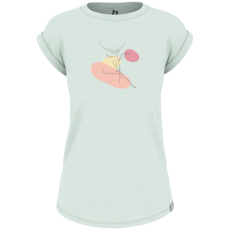 Tricou femei Hannah Arissa II verde blue flower