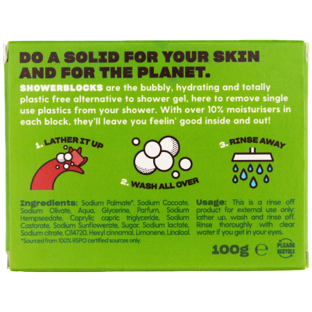 Gel de duș Totally Solid Solid Shower Gel - Mint & Grapefruit