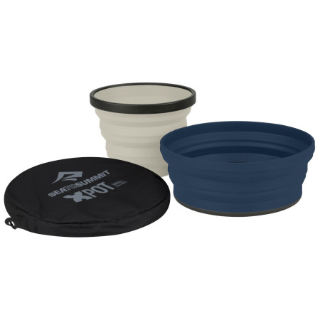 Set de boluri Sea to Summit X-Set: 2-Pce gri/albastru