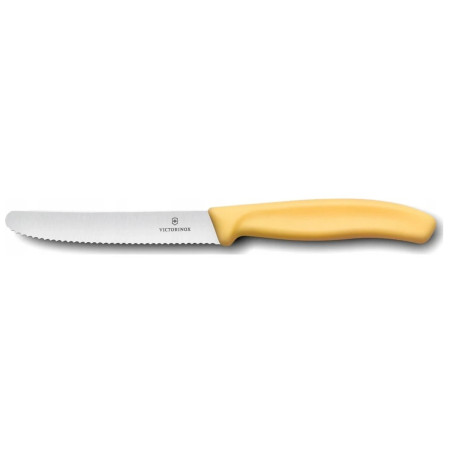 Cuțit de bucătărie Victorinox Swiss Classic 11 cm - Limited Edition galben Lemon Glow