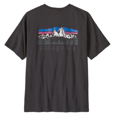 Tricou bărbați Patagonia M's Fitz Roy Foothills T-Shirt negru Ink Black