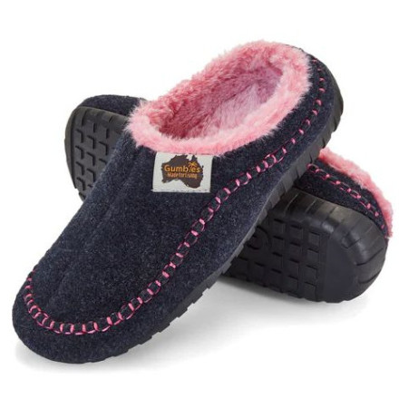 Papuci de casă pentru femei Gumbies Ossa Low Navy & Pink