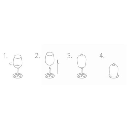 Pahar GSI Outdoors Glacier Stainless Red Wine Glass