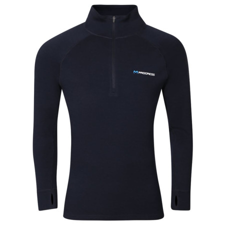 Hanorac funcțional bărbați Progress MT TRZ 250 negru/albastru černo-modrá