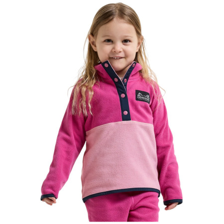 Hanorac copii Didriksons Monte Kids Half Bu 6 Cactus Pink