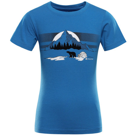 Tricou copii Alpine Pro Dallo 3 Brilliant Blue albastru BRILLIANT BLUE VARIANTA PC