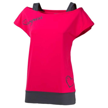 Tricou femei Progress Taiko 23OK gri růžová/šedá
