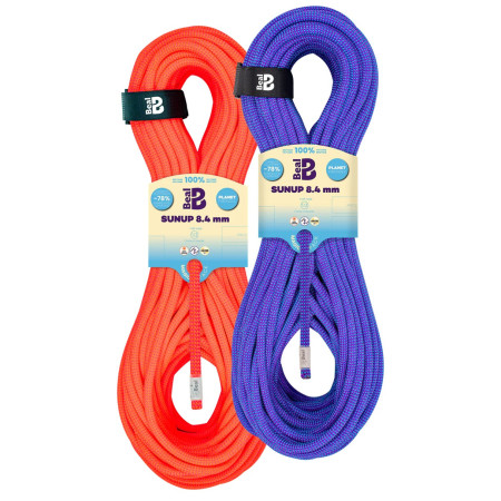 Coardă Beal Sunup 2x50 m violet/portocaliu PURPLE-ORANGE