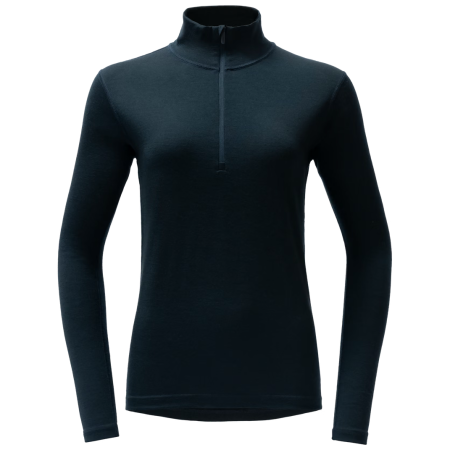 Tricou funcțional femei Devold Breeze Plus Merino 200 Zip Neck Wmn
