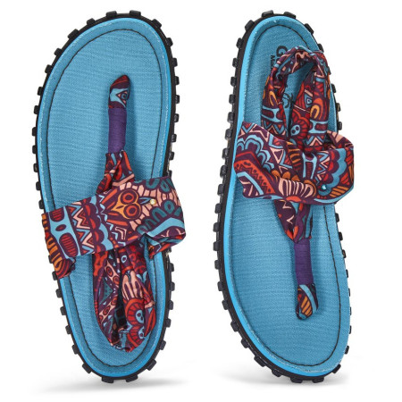 Sandale Gumbies Slingback Turquoise Vintage