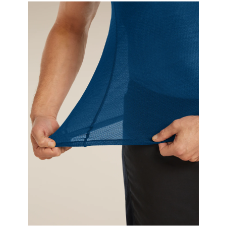 Tricou funcțional bărbați Icebreaker M Mer 75 Cool-Lite Featherlight SS Crewe