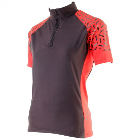 Tricou de ciclism femei Axon Nippon D roșu