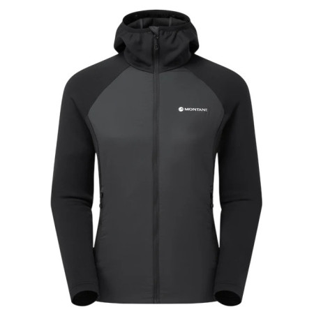 Geacă de iarnă femei Montane F Sirocco Lite Hoodie negru BLACK