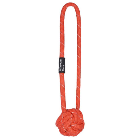 Jucărie pentru câini Mountain Paws Ball Chew Rope Dog Toy portocaliu/ Orange