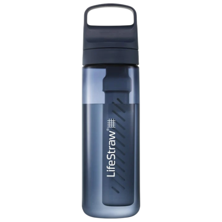 Sticlă cu filtru LifeStraw Go 2.0 Water Filter Bottle 650 ml albastru închis Aegean Sea