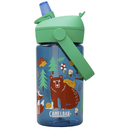 Sticlă Camelbak Thrive Flip Straw Kids 0,4l albastru/verde Friendly Forest