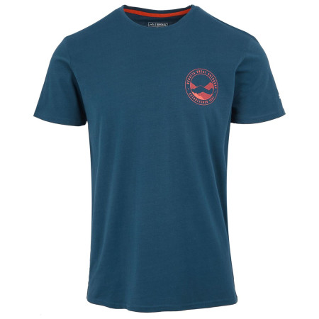 Tricou bărbați Regatta Breezed V albastru închis MoonLt Denim