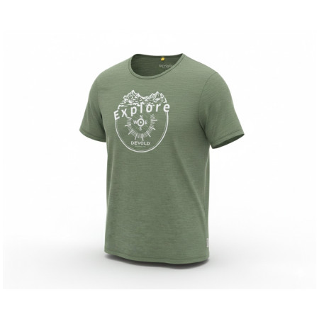 Tricou bărbați Devold Active Explore Tee Man verde Forest