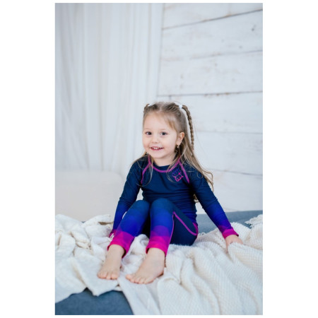 Tricou funcțional copii WAMU Mozaika purple