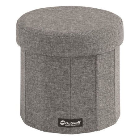 Taburet cu spațiu de depozitare Outwell Dawlish Low Seat & Storage gri