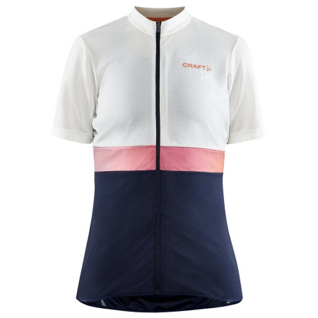 Tricou de ciclism femei Craft CORE Endur alb/albastru