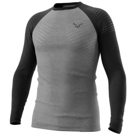 Tricou funcțional bărbați Dynafit Tour Light Merino M L/S Tee gri/negru 0911 - black out/0530