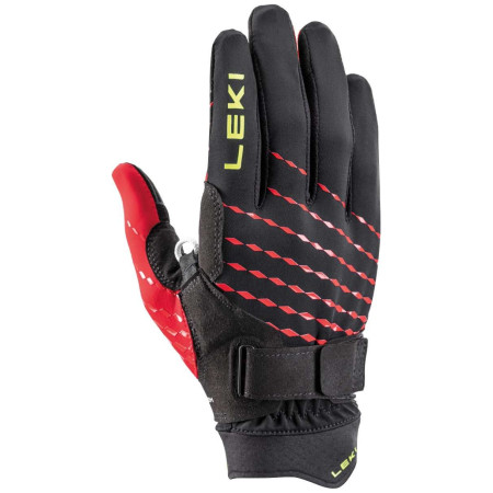 Mănuși de iarnă Leki Ultra Trail Breeze Shark negru/roșu black-red-neonyellow