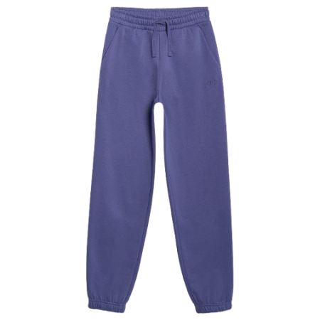 Pantaloni jogging copii 4F Trousers Cas M1245 albastru BLUE