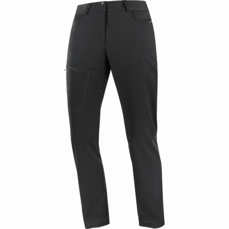 Pantaloni femei Salomon Wayfarer Warm Pant W negru deep black