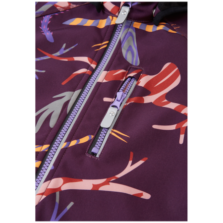 Geacă softshell copii Reima Vantti Deep Purple
