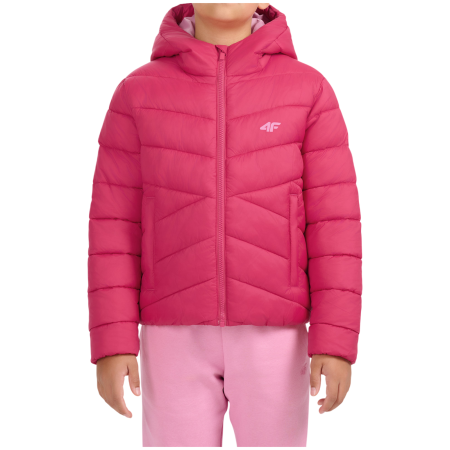 Geacă copii 4F Down Jacket F0917 Hot Pink roz Hot Pink