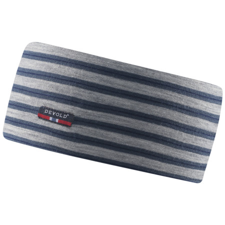BanderolÄ� copii Devold Breeze Headband gri/albastru  Night stripes